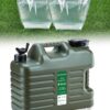 5 Gallon Water Jug and 2.6Gal Collapsible Water Bag Set of 2-2PACK